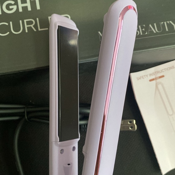 Miel Beauty Hair Temp controlled straightener, NWT MSRP $150, color in Lavender - Picture 3 of 6